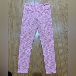 Pink and Gray Patterned Leggings